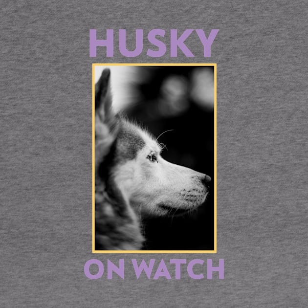 Husky On Watch by Jitesh Kundra